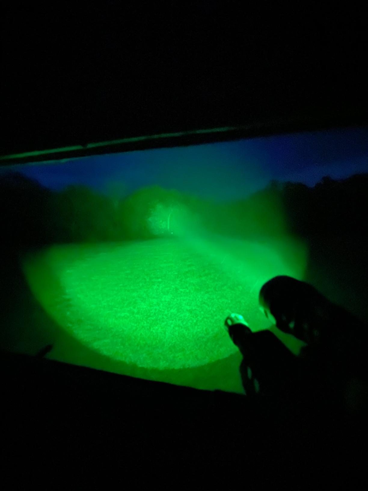 Predator Light with Interchangeable (Red, Green, White) LED Hunting Flashlight with Scope Mount for Hog Coyote Coon Bobcat Raccoon Varmint Rabbit Night Hunting customer photo 2