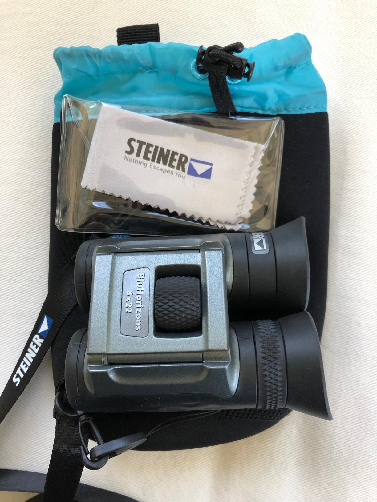 Steiner BluHorizons Binoculars - Unique Lens Technology, Eye Protection, Compact, Lightweight - Ideal for Outdoor Activities and Sporting Events customer photo 1