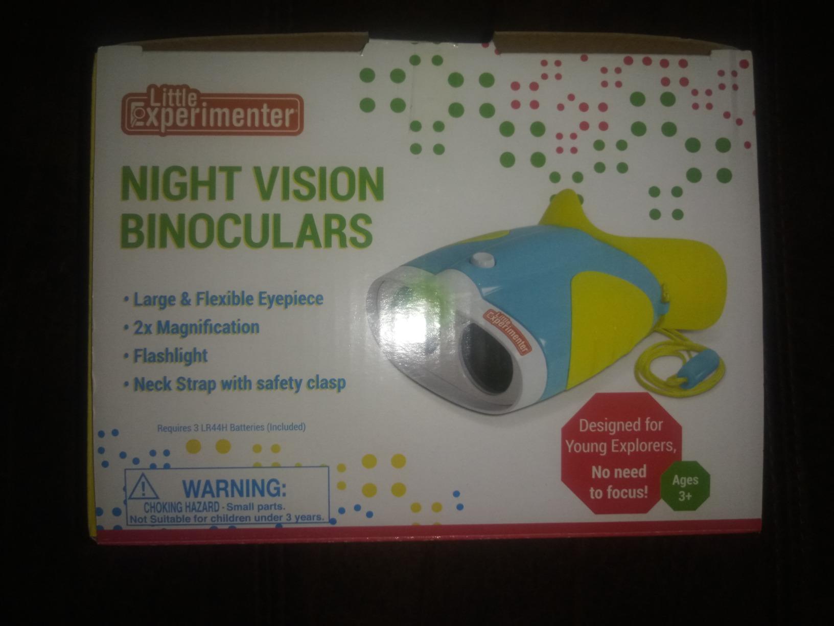 Night Vision Binoculars for Kids, Flashlight, Ages 3-6 | Face Comfort Rubber, Outdoor Educational STEM Toy for Boys & Girls customer photo 2