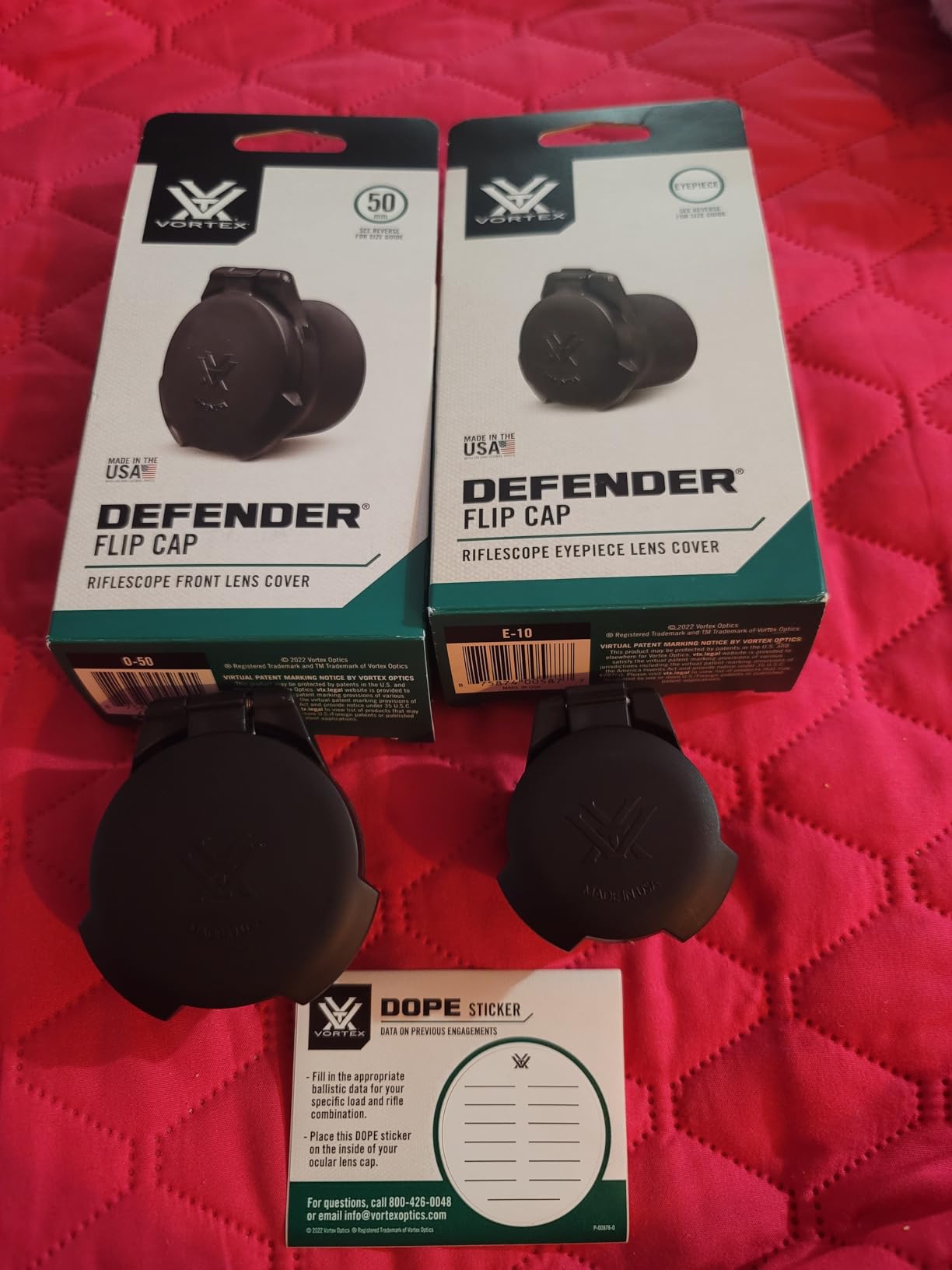 Vortex Optics Defender Riflescope Flip Caps | Various Size Options, Stainless Steel Spring, Multiple Stop Positions | Unlimited, Unconditional Warranty customer photo 1