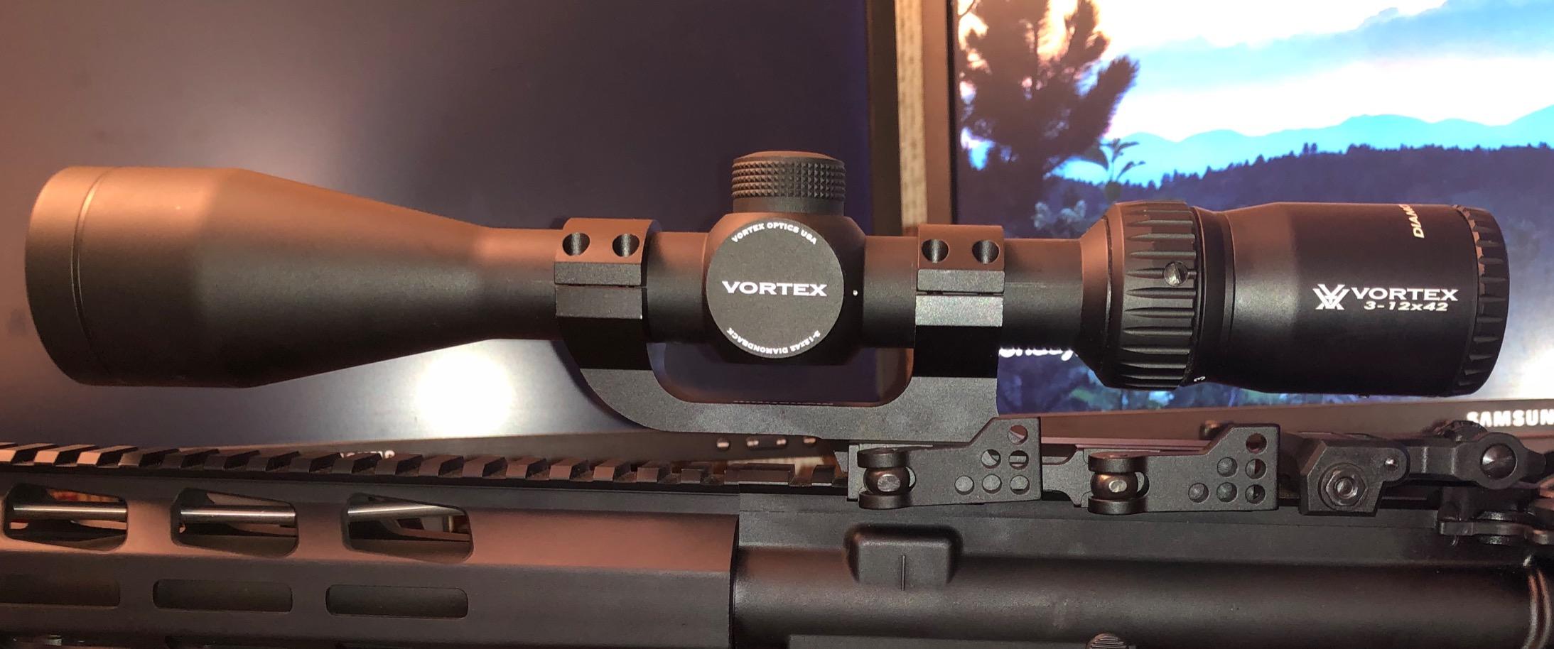 Monstrum Slim Profile Series Cantilever Offset Picatinny Scope Mount with Quick Release customer photo 2