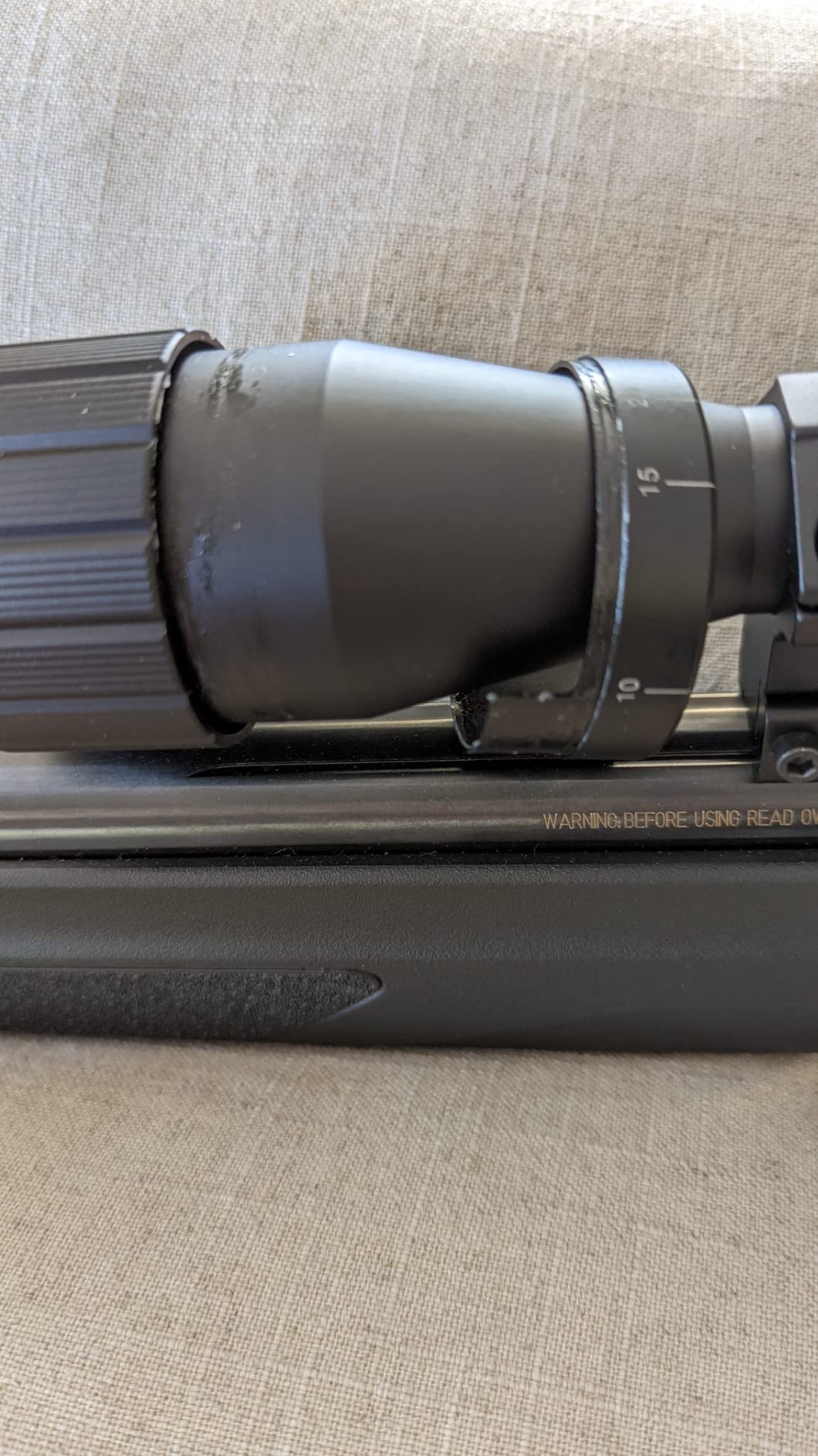 BSA Optics Outlook Air Rifle Scope, Adjustable Objective, Multiple Magnification Options, Black customer photo 1
