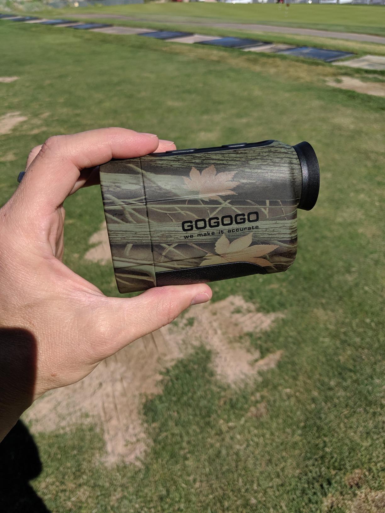 Gogogo Sport Vpro GS06 Hunting Rangefinder, Laser Range Finder 1200 Yards | Archery Rangefinder for Bow Hunting with Range/Slope/Speed Mode, 6X Magnification customer photo 1