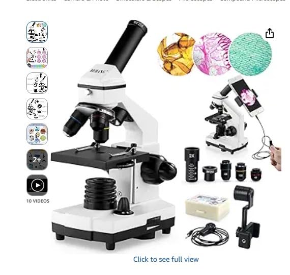 2000X Compound Microscope for Kids Adults: Microscope for Biology Education customer photo 1