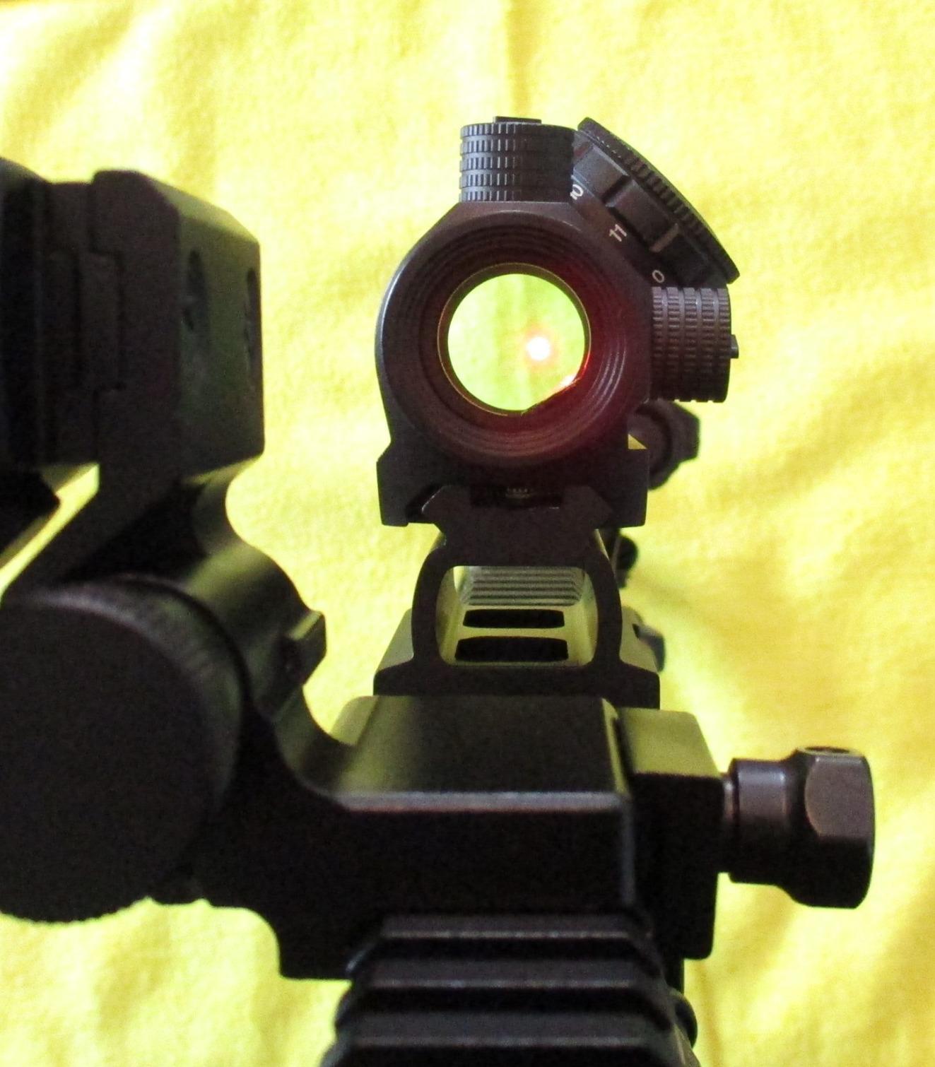 Feyachi 2 MOA Red Dot Sight for Rifle, Compact Red Dot Scope Reflex Sight | multi-coated lenses 11 red dot brightness settings customer photo 1