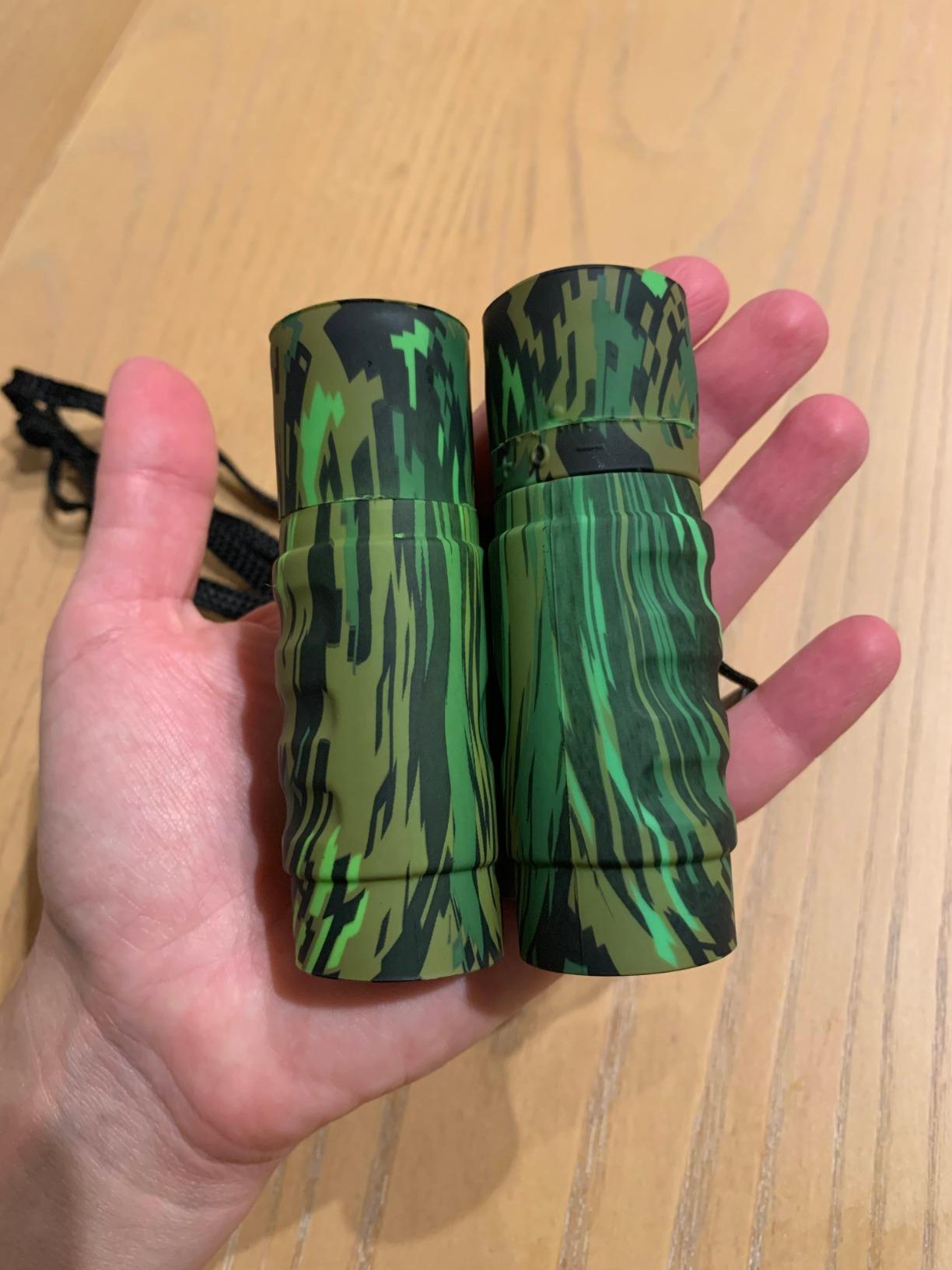 Real Binoculars for Kids Gifts for 3-12 Years Boys Girls 8x21 High-Resolution Optics Compact Toy Binocular for Bird Watching,Travel, Camping customer photo 2