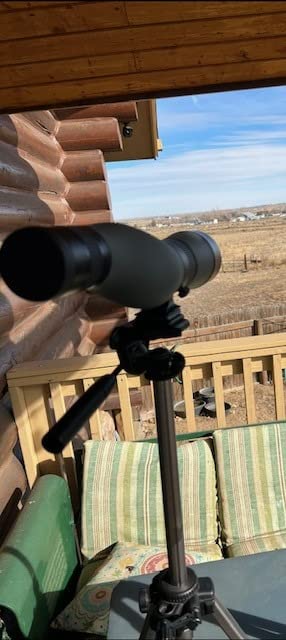 Athlon Optics Ares UHD 15-45x65 Spotting Scope - Spotting Scope for Outdoor Equipment - Bird Watching, Shooting Range & Hunting Equipment - Straight - Green/Black customer photo 1