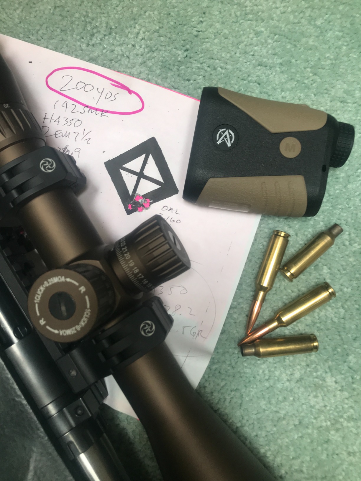 Astra Optix OTX2400B/A 2400yd Laser Rangefinder for Hunting, Shooting, & Golf, Red OLED Display Fast 0.1s and Accurate +/-1 yd with Ballistics/Applied Ballistics customer photo 1