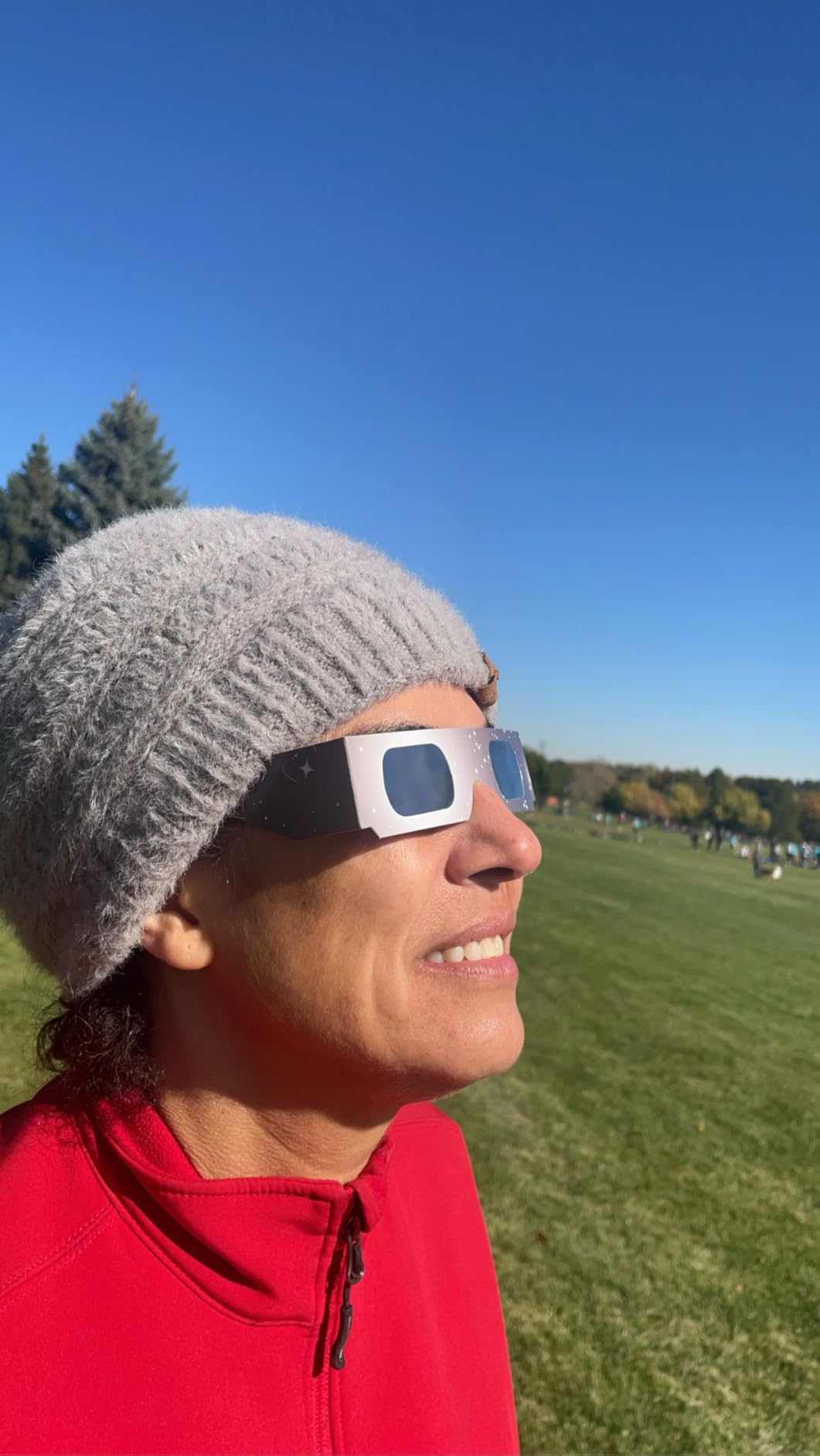 Solar Eclipse Glasses AAS Approved 2024 - Made in the USA CE and ISO Certified Safe Shades for Direct Sun Viewing (5 Pack) customer photo 2
