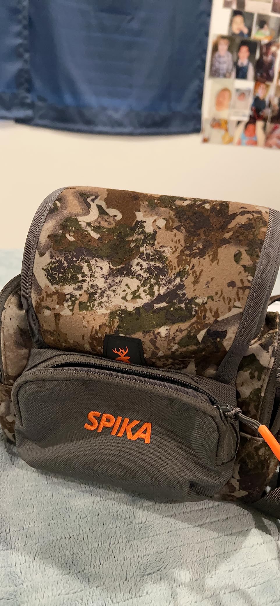 SPIKA Binocular Harness Chest Pack, Lightweight & Waterproof Bino Bag with Rangefinder Pouch & Rain Cover customer photo 1