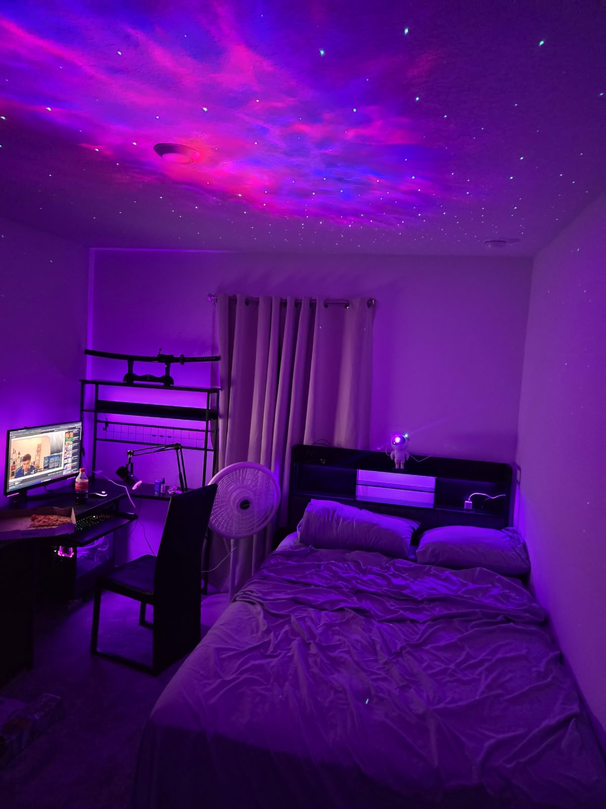 Star Projector Galaxy Night Light - Astronaut Space Projector, Starry Nebula Ceiling LED Lamp customer photo 1
