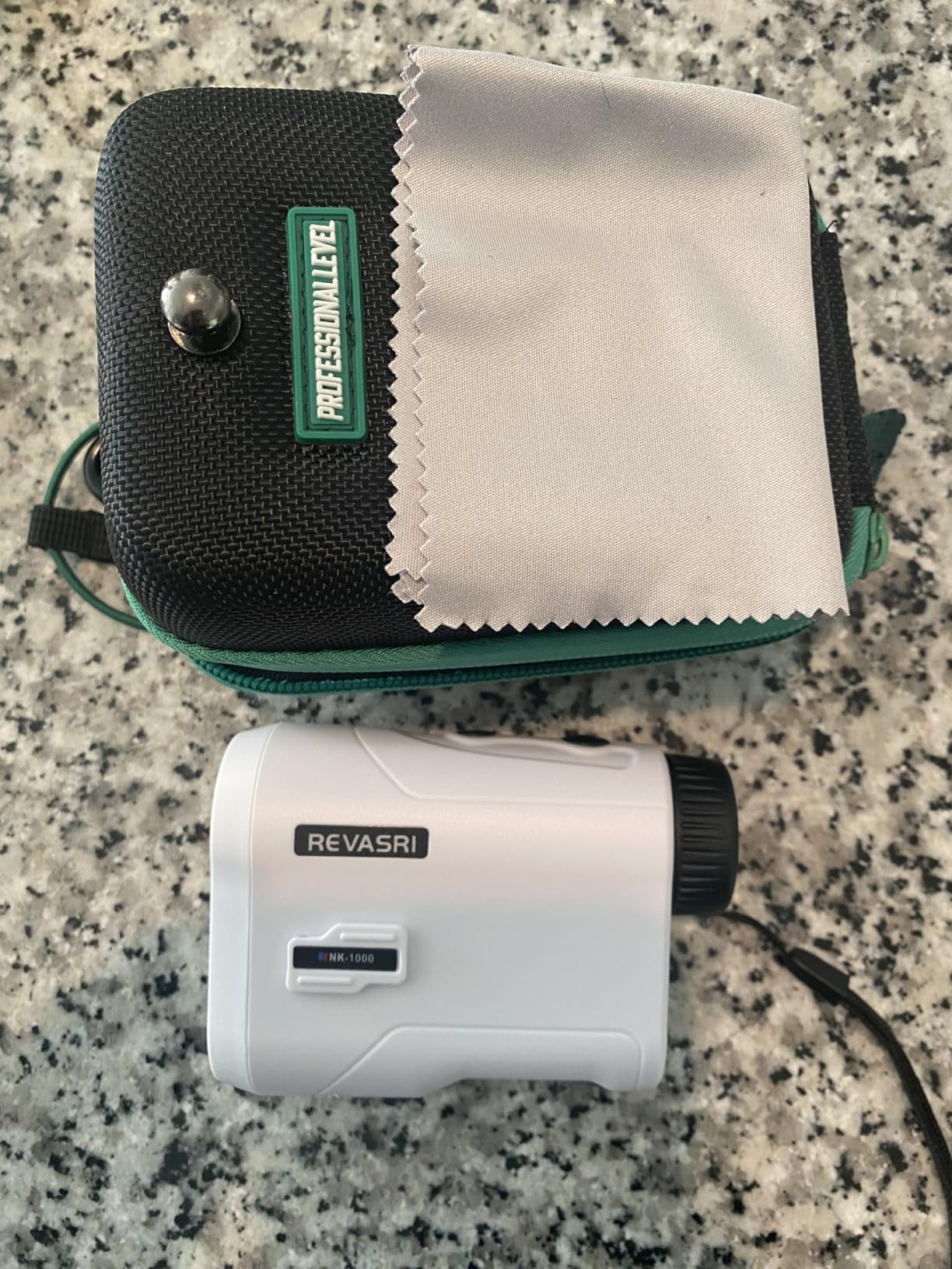 REVASRI Range Finder for Golf, Slope, Pin Lock Vibration 1000Y Rangefinder | 6.5X Magnification, External Slope Switch for Golf Tournament Legal, Rechargeable customer photo 2