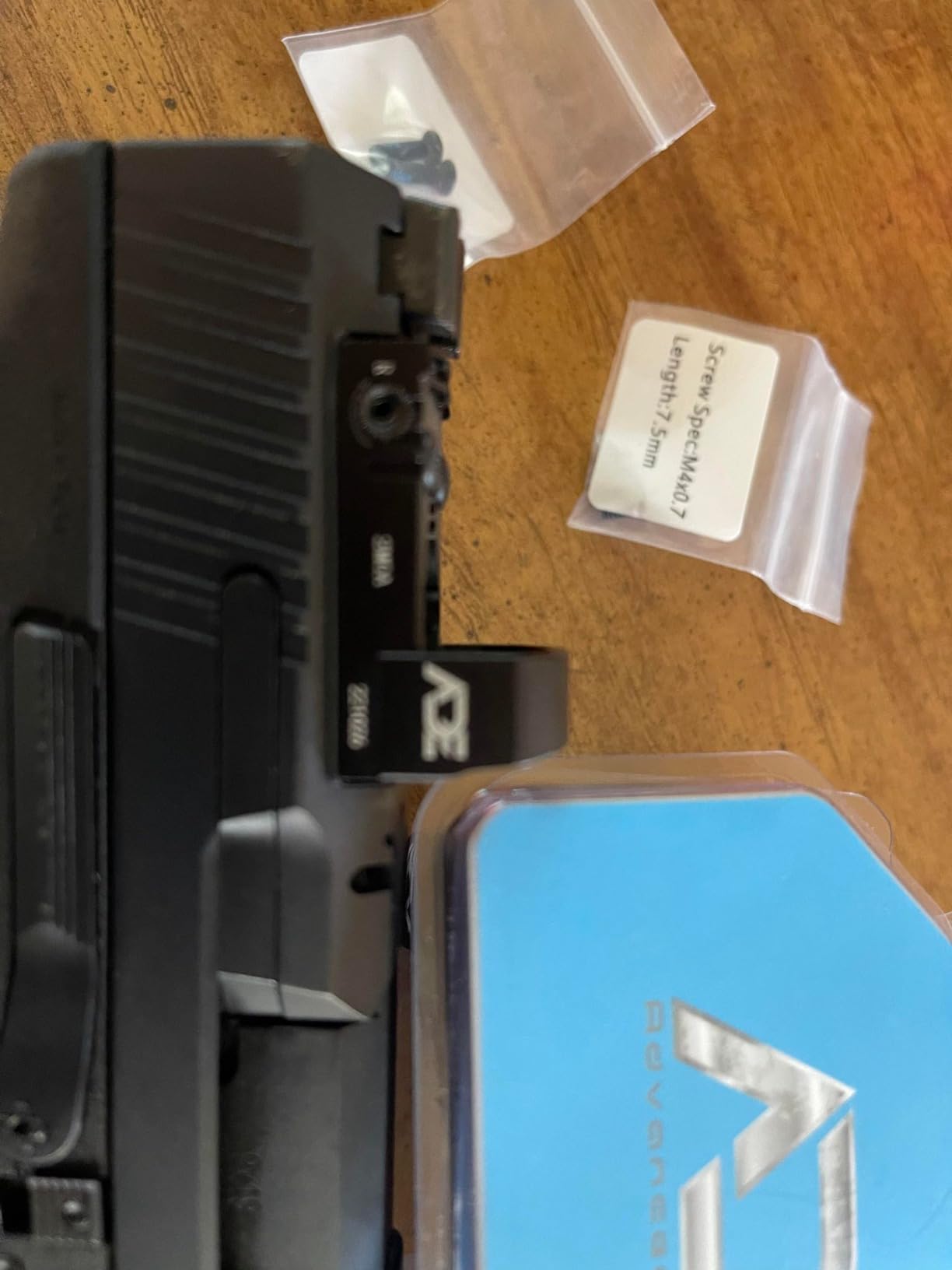Ade Advanced Optics NUWA Red Dot Sight – Compact Reflex Optic with 2 MOA Dot, RMS/RMSC Footprint – Fits Canik TP9 Elite SC, Sig Sauer P365XL, Ruger Max-9, Springfield Hellcat OSP/PRO customer photo 2