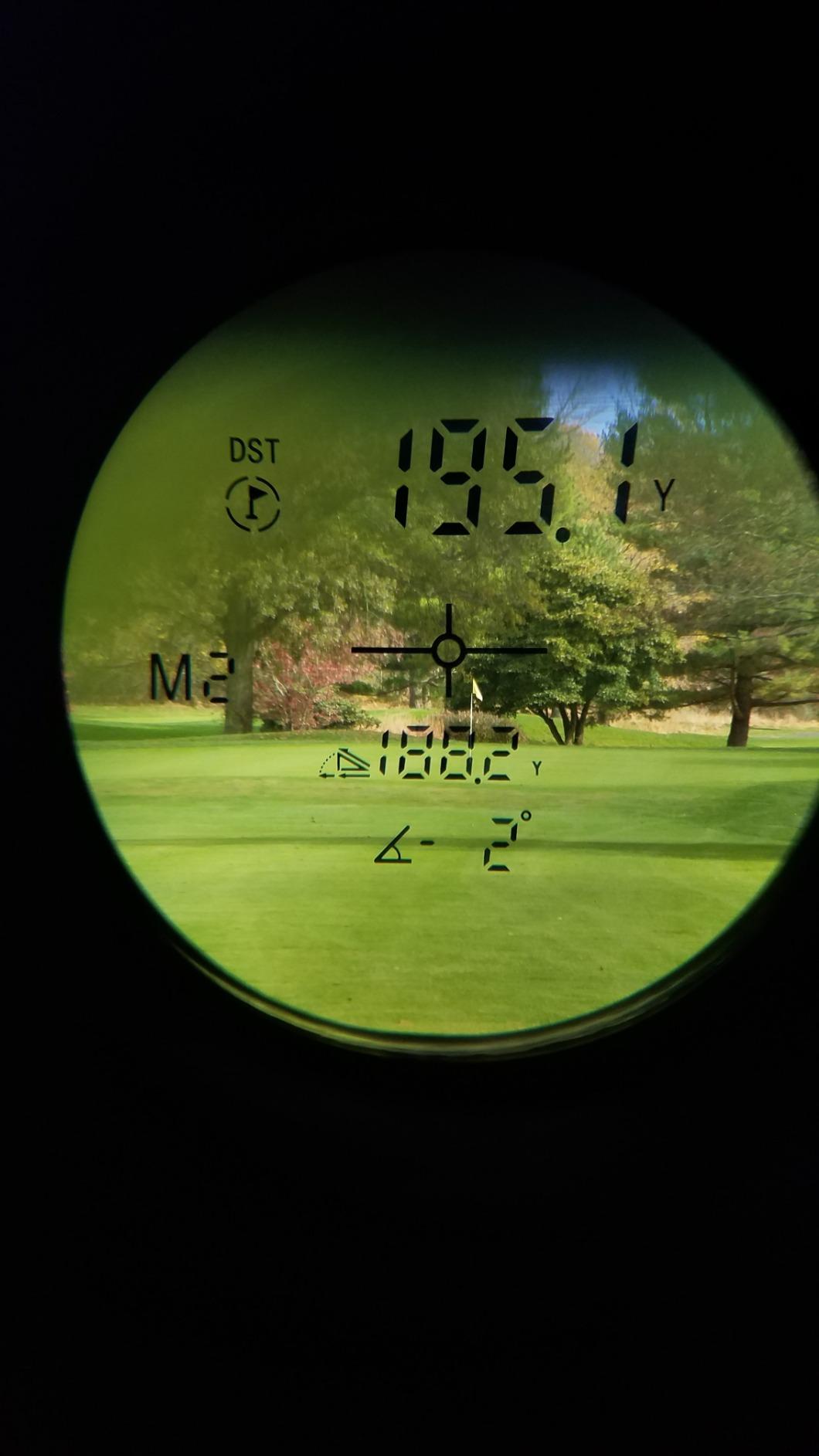 Gogogo Sport Vpro GS24 Golf & Hunting Laser Rangefinder, 1200 Yards | 7X Magnification, Distance Measuring Range Finder with Flag Pole Locking Vibration Function Slope Mode Continuous Scan customer photo 1