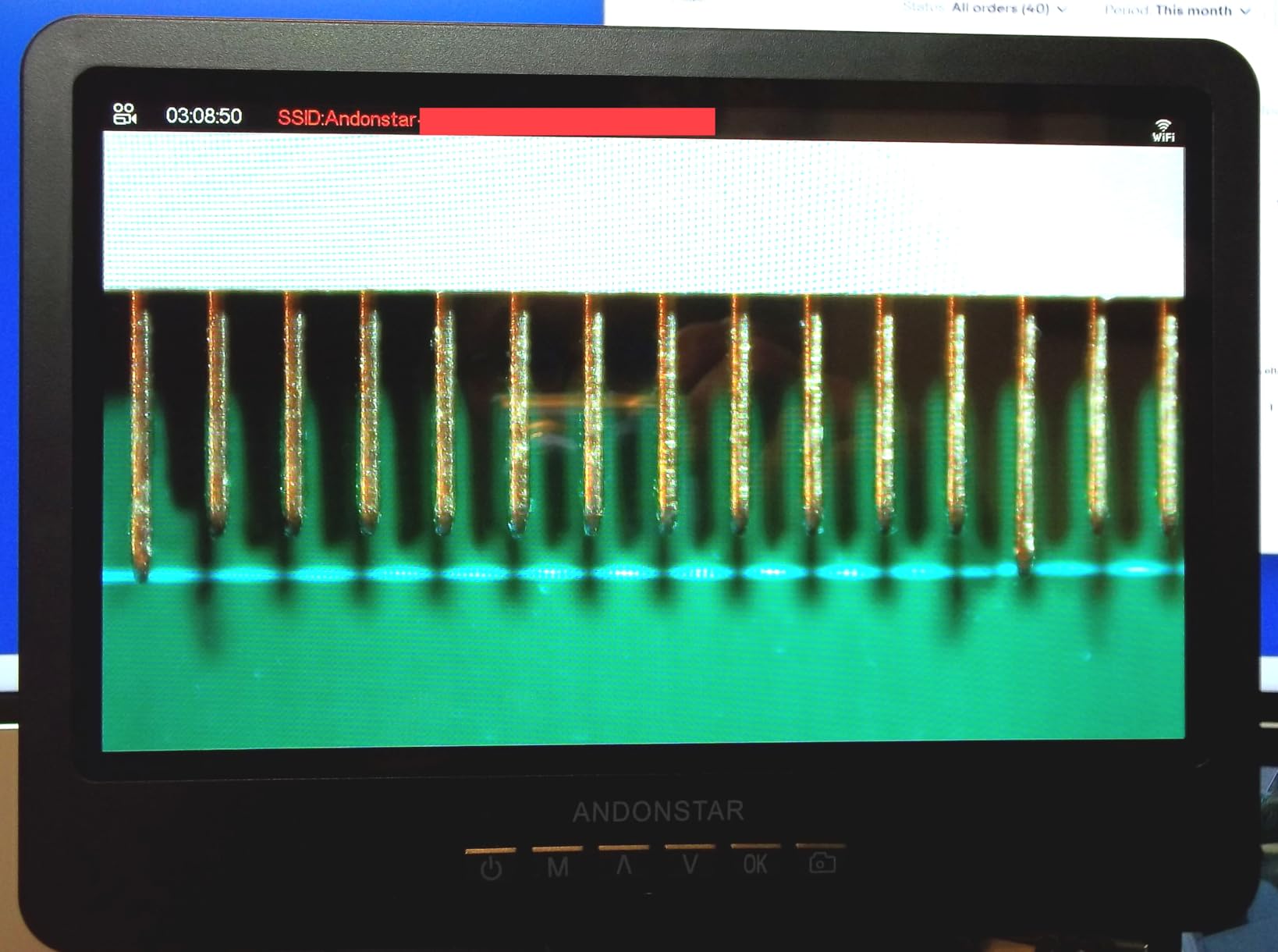 Andonstar AD249S-M 3 Lens 2160P 10.1 Inch HDMI Digital Microscope 2000x customer photo 2