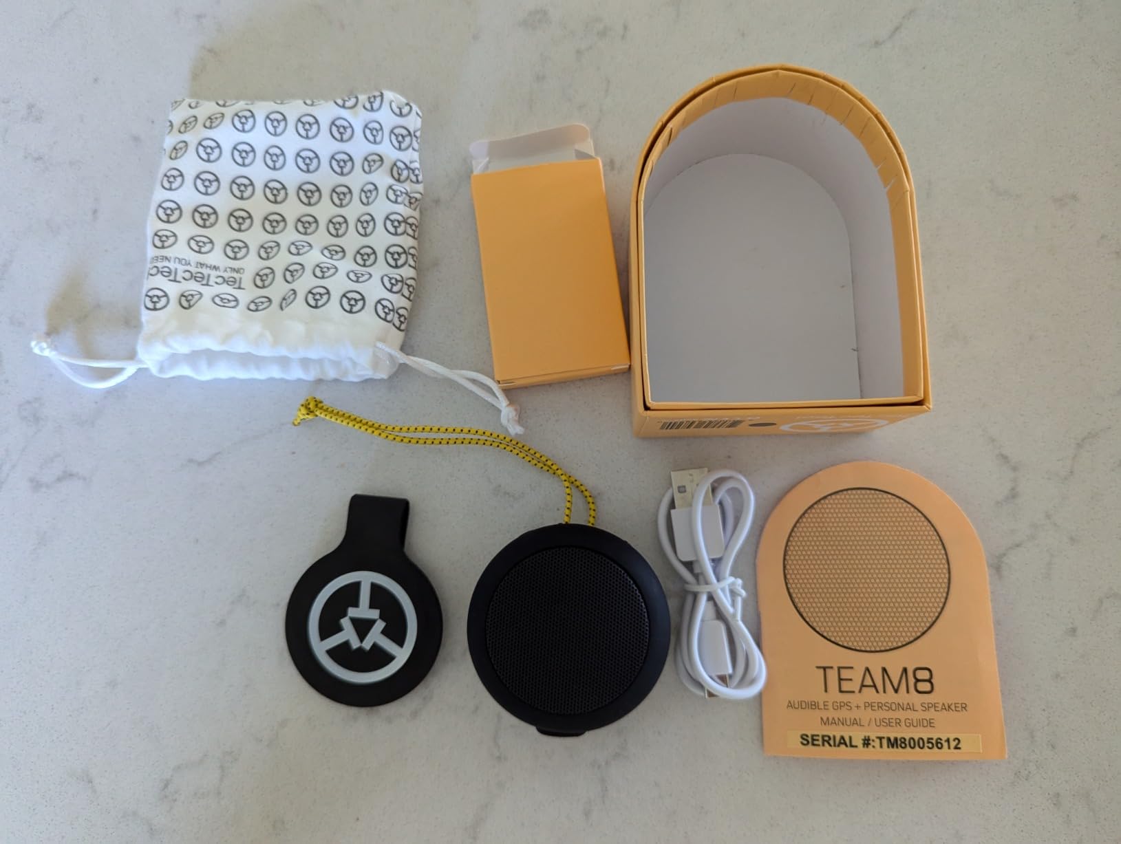TecTecTec TEAM8 S Audible Golf GPS & Bluetooth Speaker - Wearable Distance Tracker with Front/Center/Back & Hazard Yardages, Shot Distance Measurement, Built-in Magnet, Belt Clip, 1-Year Warranty customer photo 2