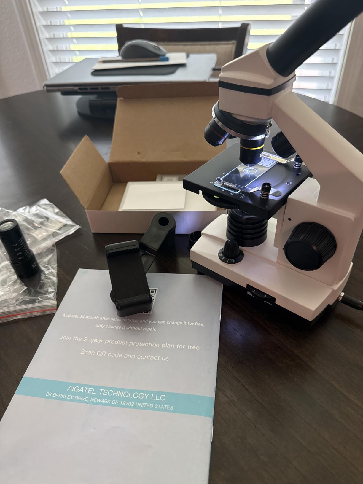 PalliPartners Compound Microscope for Adults & Students, 100X-2000X High-Power Biological Microscope customer photo 1
