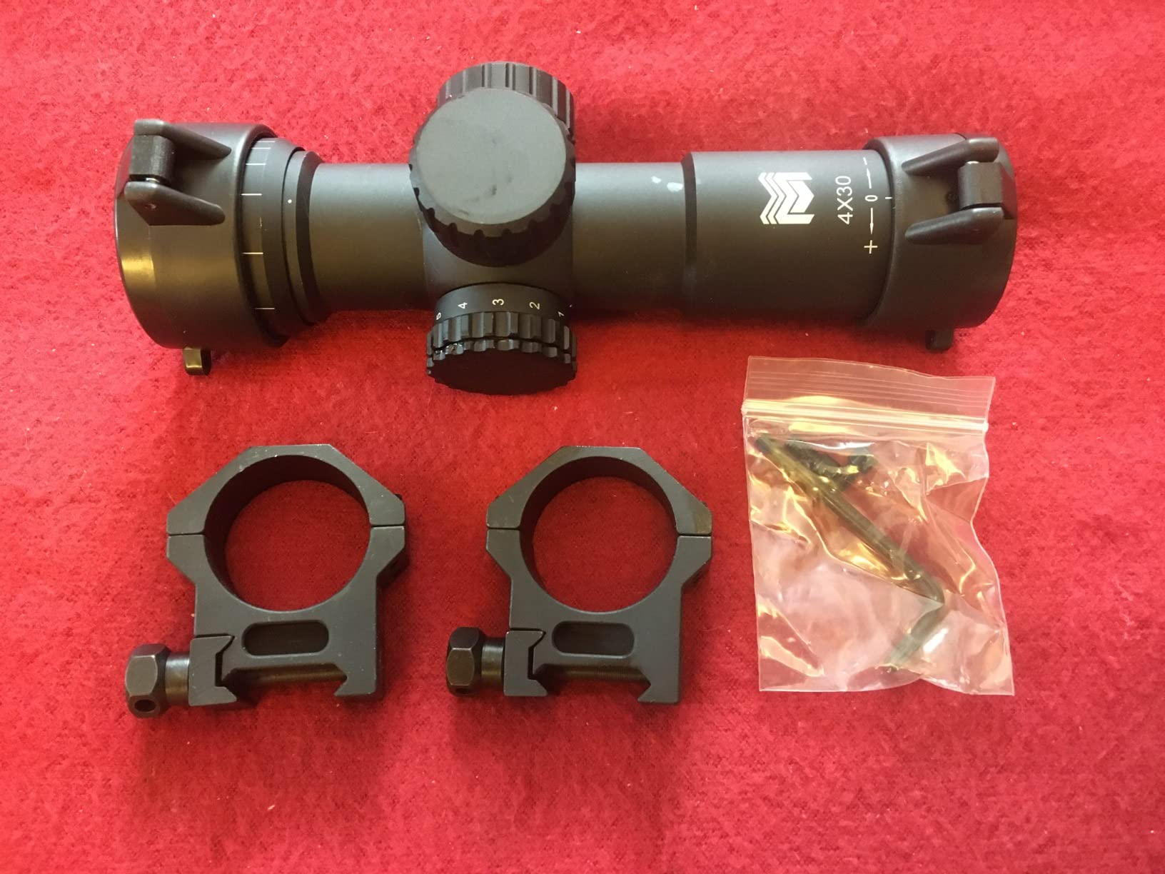 Monstrum Stealth 4x30 Fixed Magnification Scope with AO Parallax Adjustment | MX1 Reticle customer photo 1
