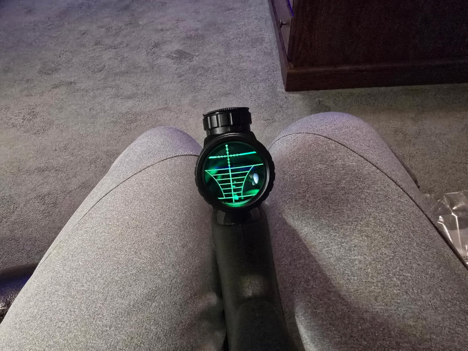 UUQ 3-9x40 Rifle Scope with Red/Green Illuminated Rangefinder Reticle customer photo 2