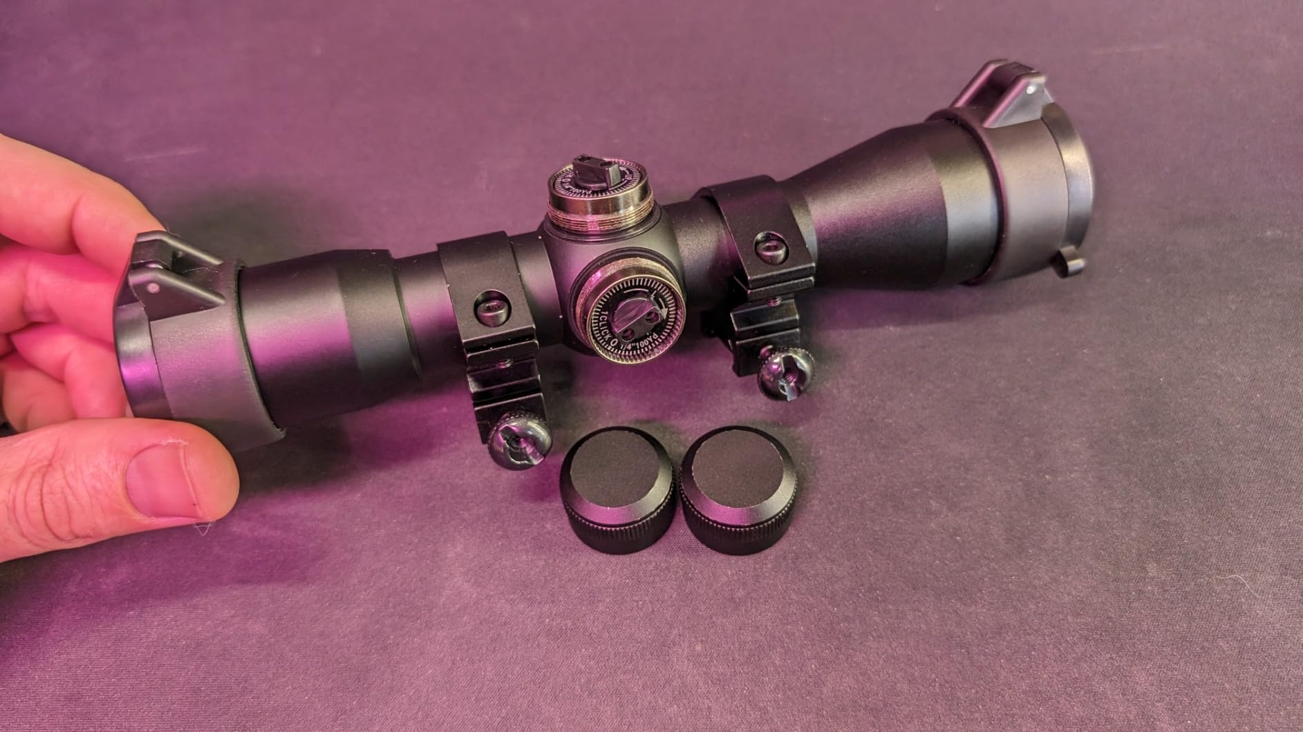 CVLIFE JackalHowl 4X32 Compact Rifle Scope for .22 Caliber Rifles with BDC Reticle, Ideal for Medium to Long-Range Hunting up to 500 Yards customer photo 1