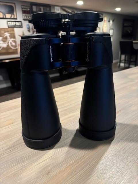Celestron SkyMaster Pro ED 20x80 Astronomy Binoculars for Deep-Sky Detail | Large 80mm ED Objectives, XLT Fully Multi-Coated Optics, Waterproof & Fogproof, Rubber Armored, Tripod Adapter Included customer photo 1