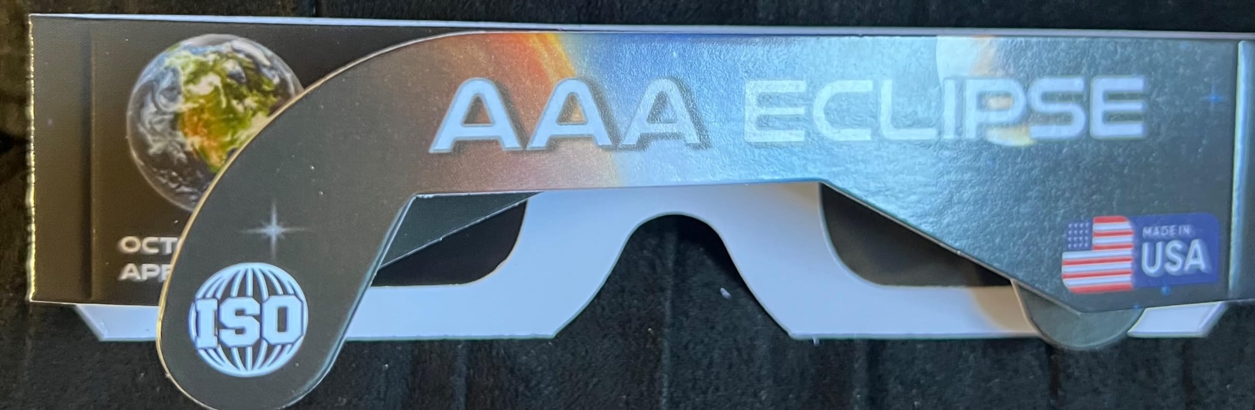 6/12/25/50 Pack Solar Eclipse Glasses | AAS Approved 2026, ISO 12312-2 Certified | Made in USA customer photo 2