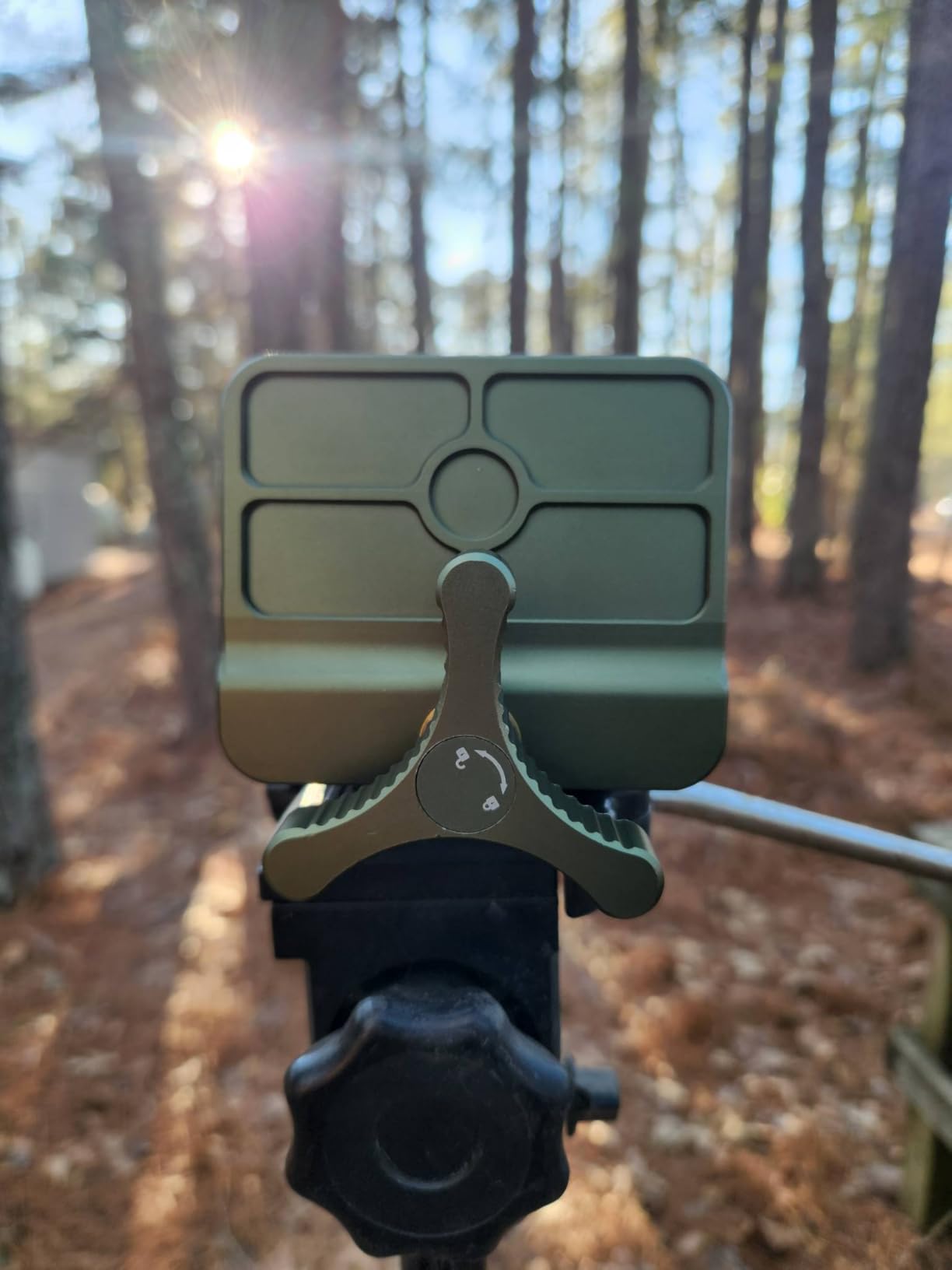 Rifle Tripod Gun Clamp Saddle Shooting Rest Mount | Quick Release Accuracy, Arca Swiss Ball Head & Adapter, Hand-Free Precision Shooting, For Hunting Shooting Stick customer photo 1