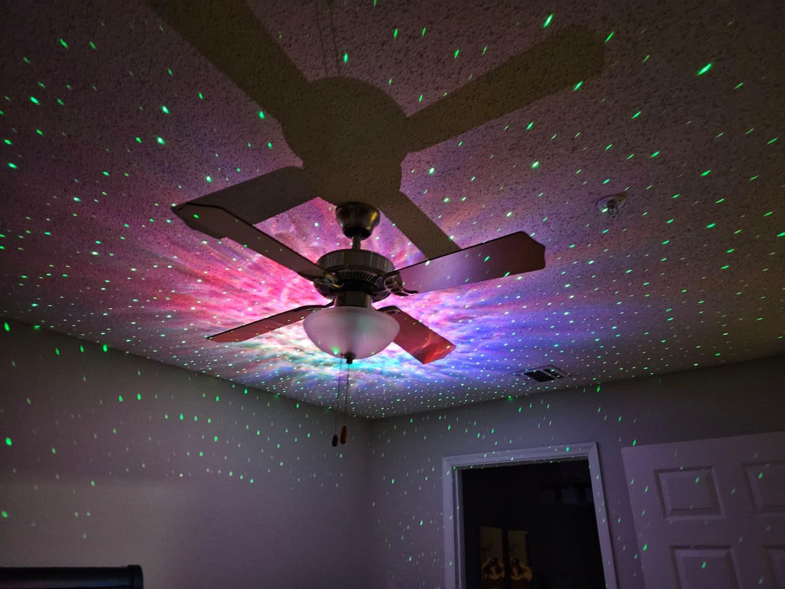 Rossetta Dual Lens Galaxy Star Projector, Aurora Night Light | 58 Light Effects, White Noise, Bluetooth Speaker customer photo 2