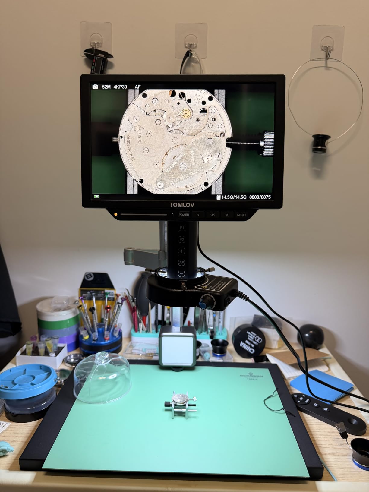 TOMLOV 4K Autofocus Microscope TM4K-AF Max, 10.1