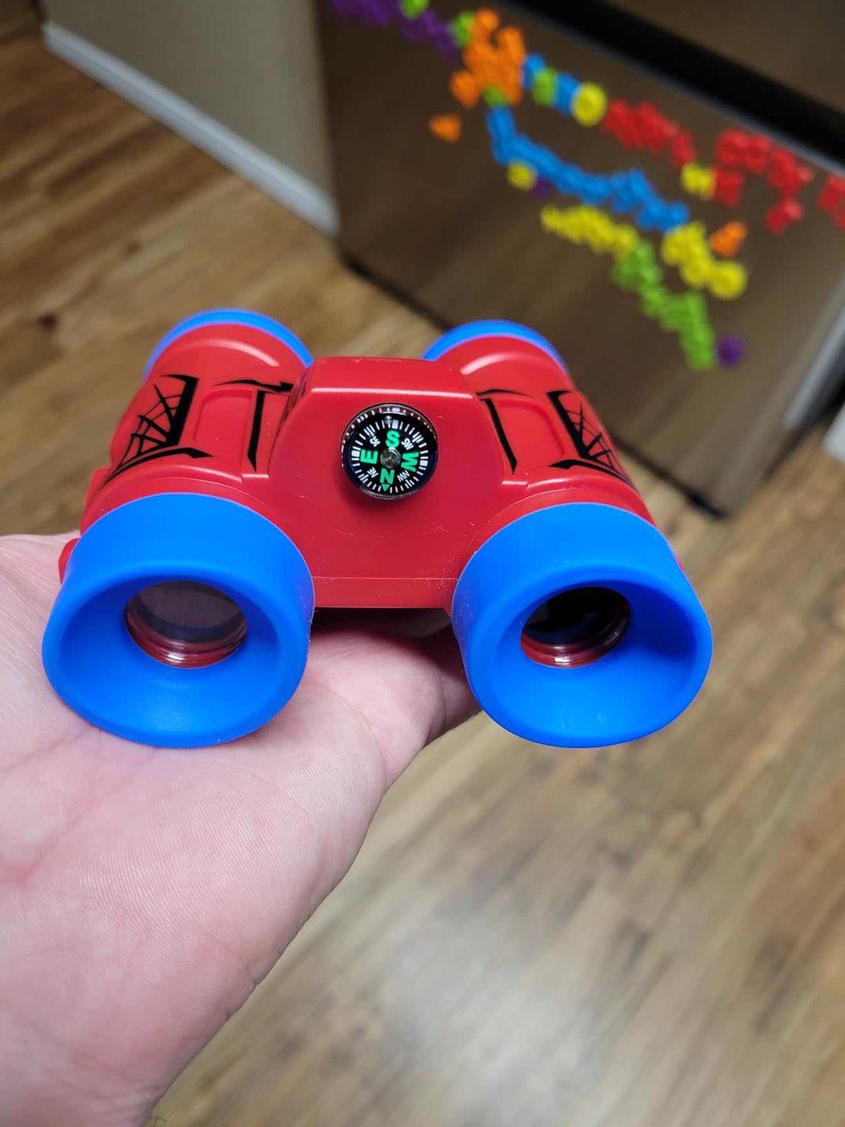 Binoculars for Kids Ages 3-8 Boy Binoculars Toys with Compass & Bird Watching Manual, Christmas Birthday Gifts for 3 4 5 6 7 8 Year Old Boys Girls Age 4-6 6-8 Toddler Outdoor Camping Toys customer photo 2