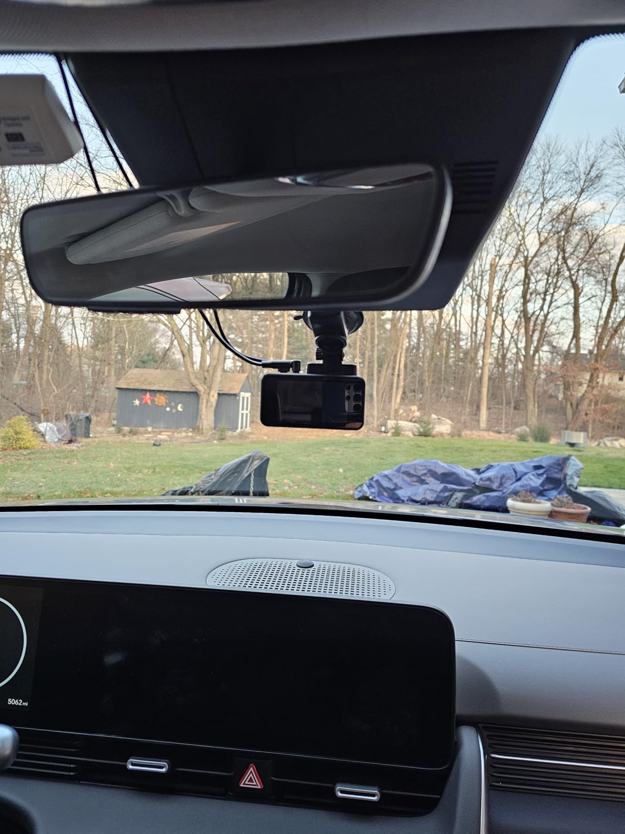 COOLCRAZY Dash Cam Front Rear - 4K STARVIS Sensor Dashcam, Free 64GB Card, Built-in 5G WiFi/GPS, Dual Dash Camera for Cars with 3