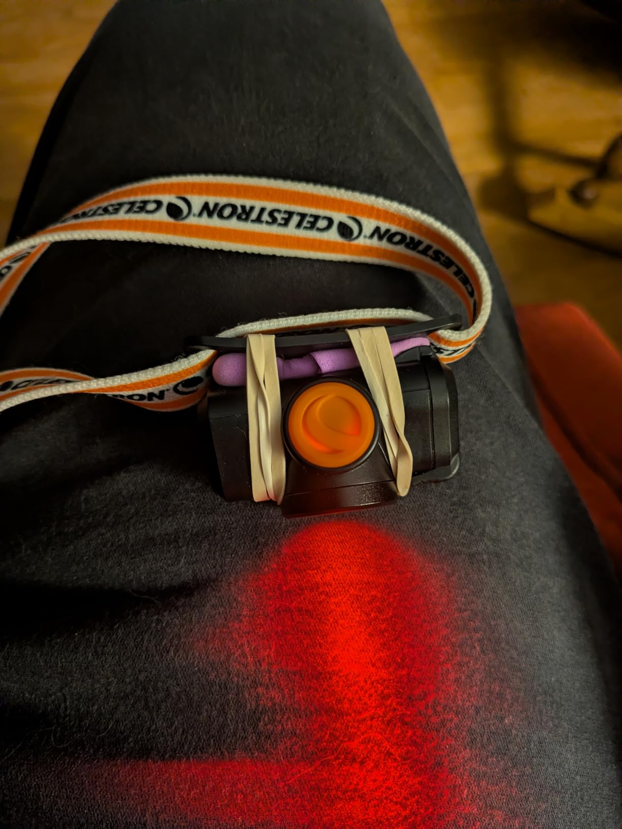 Celestron Night Vision Red LED Headlamp for Astronomy and Camping | Preserves Night Vision customer photo 1