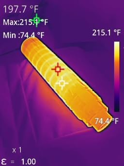 H128 Handheld Thermal Camera, 240 x 240 TISR Resolution, 24h Battery Life Thermal Imaging Camera, 25 Hz Infrared Camera with Temperature Alarm, -4℉~ 842℉ Temp Range, IP65 Protection Level customer photo 2