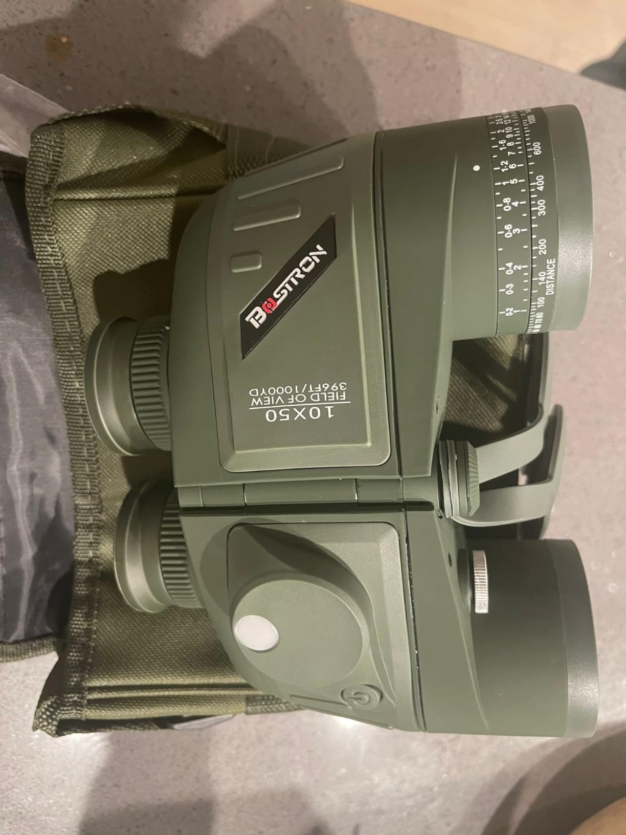 10x50 Marine Binoculars, IPX7 Floating Waterproof Binoculars with Illuminated Rangefinder Compass, BAK4 Prism FMC Lens for Sailing, Boating, Navigation, Bird Watching customer photo 1