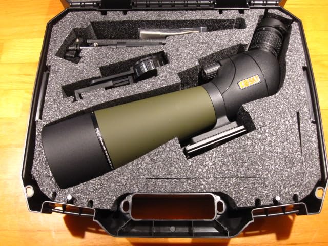 Gosky Flagship 25-75x80 Spotting Scope - Spotting Scopes with Tripod, Carrying Bag and Quick Phone Holder BAK4 Waterproof Spotter Scope for Bird Watching Target Shooting, Upgraded Version customer photo 2