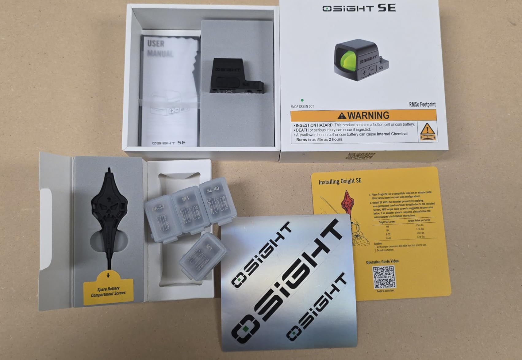 OSIGHT SE Enclosed Red/Green Dot, 2 & 32 MOA Multi-Reticle or 6 MOA Dot | RMSc Footprint, Side-Load Battery, Motion Sensor, Aspherical Lens, Compact Enclosed Design for Concealed Carry customer photo 2