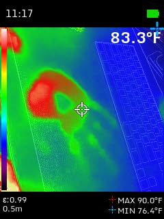 GH192 Thermal Imaging Camera 240X240 Super IR Resolution with 2MP Visual Camera and Fusion Imaging, 25Hz Handheld Thermal Imager with Alarm for Mechanical Maintenance Home HVAC Electrical Inspection customer photo 2