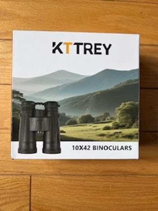10x42 Binoculars for Adults, 26mm Large Eyepieces 14mm Long Eye Relief for Eyeglass Wearers, BAK4 Prism FMC Lens Life Water Resistant Compact Binoculars for Bird Watching Hunting Hiking Travel customer photo 1