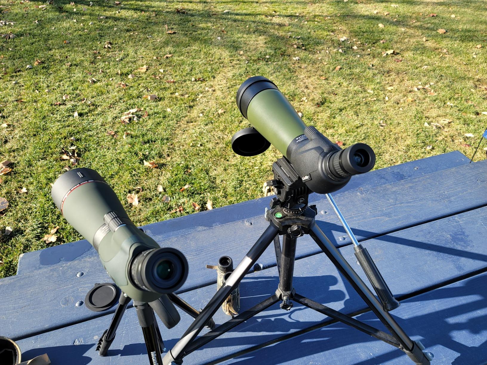 Gosky Elite HD Spotting Scope 20-60x80 with Touch-Free Release with Tripod | Spotter Scope with Phone Adapter for Advanced Users, Waterproof Fogproof for Long Range Bird Watching, Wildlife Viewing customer photo 1