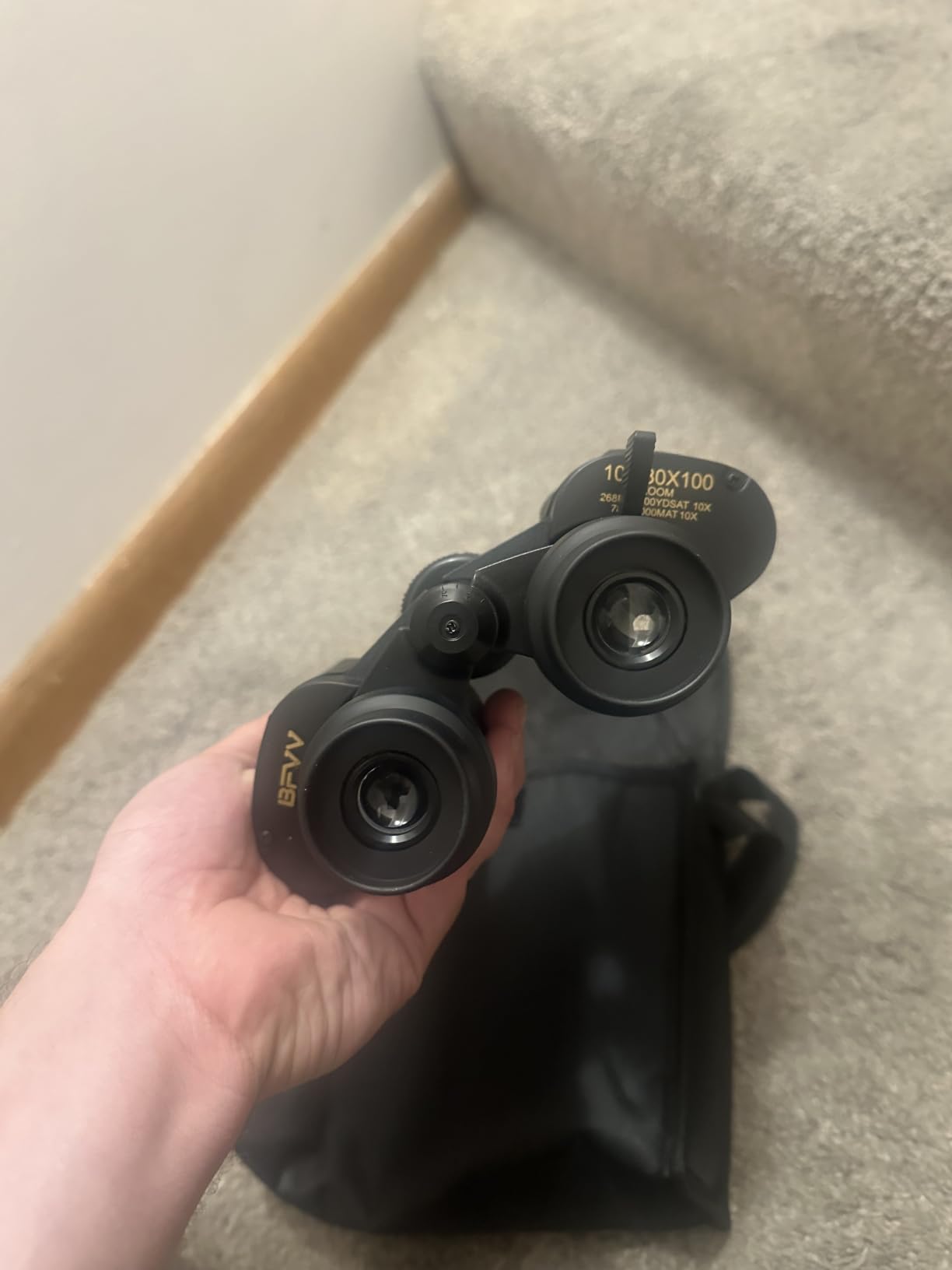 10-180x100 Zoom Binoculars for Adults, Day/Low Light Night Vision | High Powered Binoculars with BAK4 & FMC Lens, Waterproof Fogproof for Hunting Birdwatching Travel Sport Concert Gift for Men customer photo 2