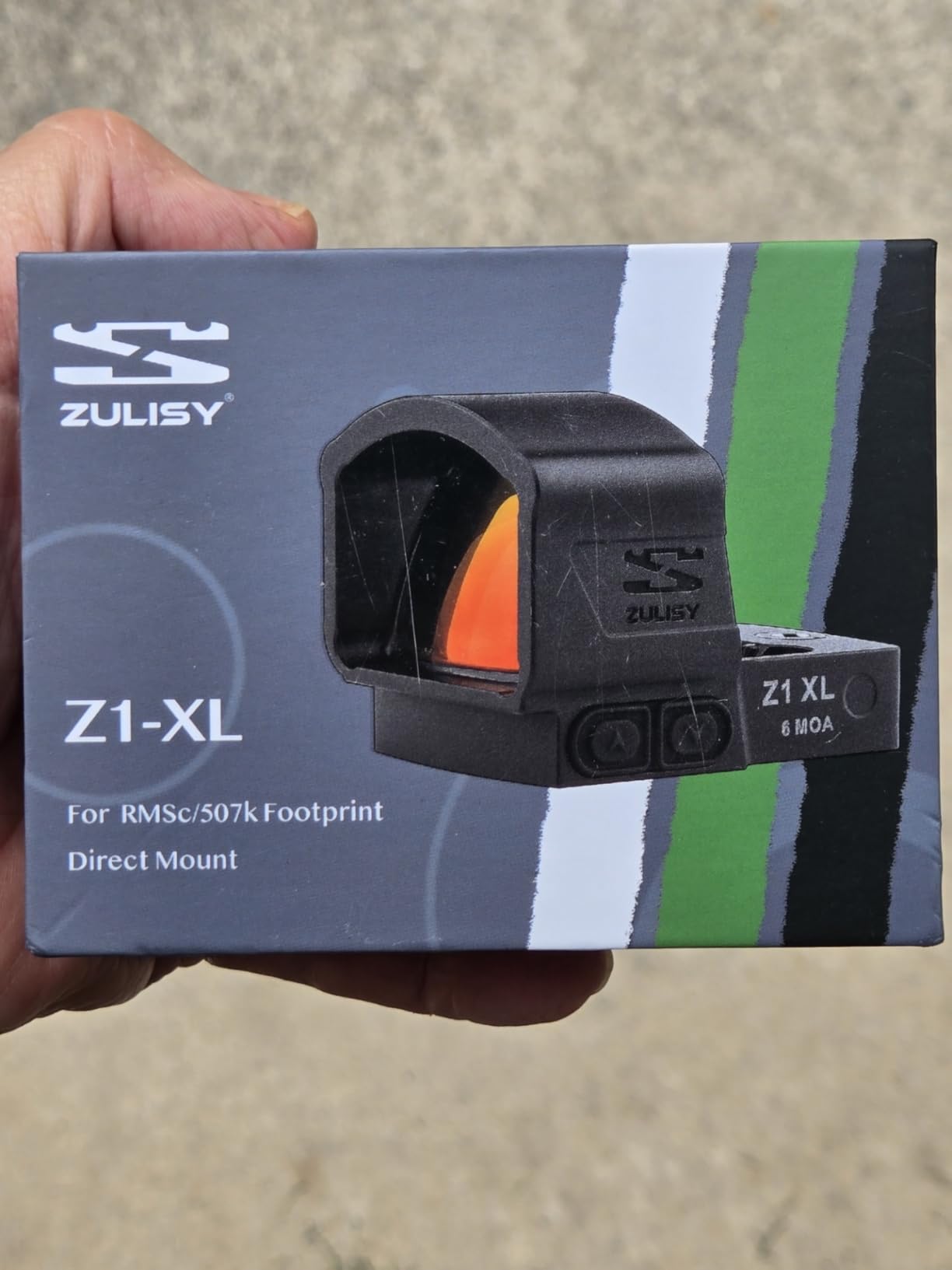 Z1 XL Large Window 6 MOA Red Dot Sight for RMSc/507K Footprint Mount | 1x25mm Crystal-Clear DDRC Lens, Reliable Zero Retention, Super Bright, Shake to Awake, EDC & Competition Ready customer photo 1