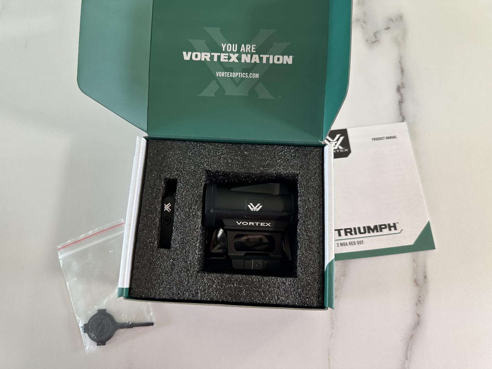 Vortex Triumph 2 MOA Red Dot Sight | Motion Activation With Auto-Shutoff, Multi-Height Mount System, NV Compatible - Unlimited, Unconditional Warranty customer photo 2