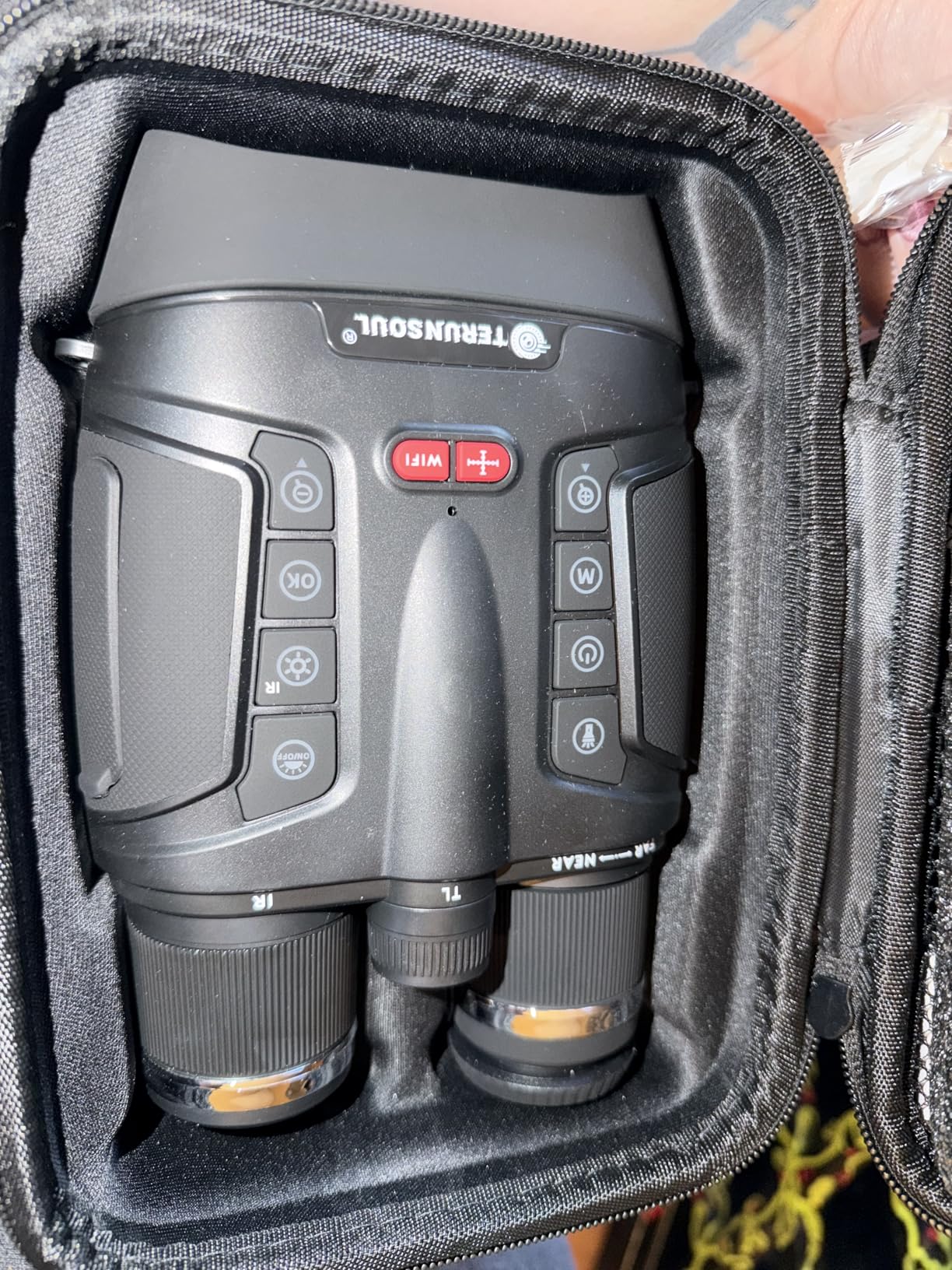 Night Vision Goggles - Smart APP 4K Night Vision Binoculars, 10000mAh Battery, 128GB Card for Photo and Video, 3'' UHD Screen & 8X Zoom Binoculars for Camping, Hunting, Security customer photo 1