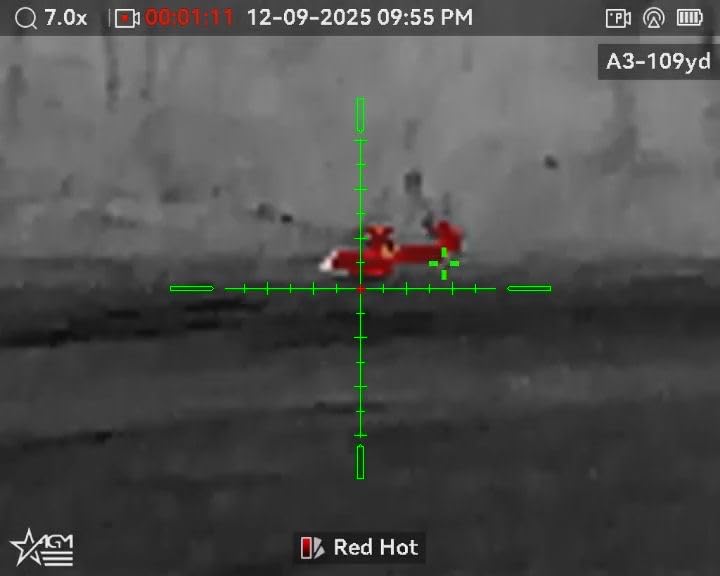 AGM Global Vision Rattler V2 Thermal Imaging Scope for Hunting, High Resolution with High Sensitivity Thermal Optics, Waterproof & Durable, Includes Rechargeable Battery, Charger, & Cloth customer photo 1