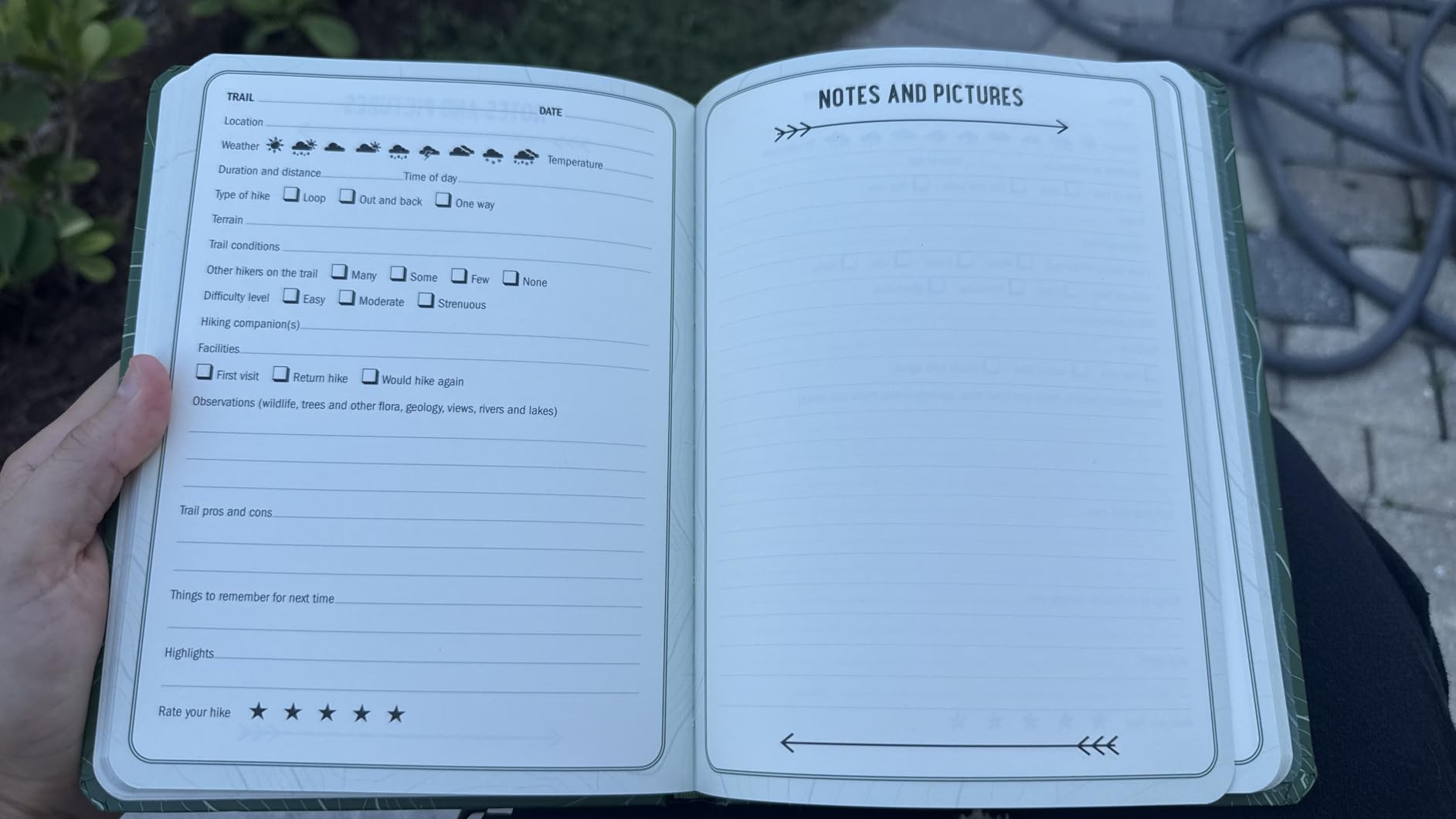 The Hiking Logbook customer photo 1