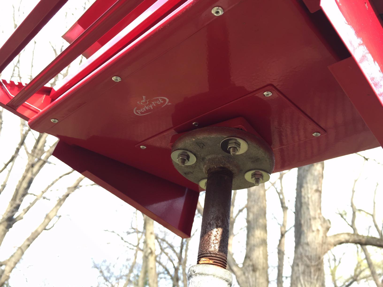 Perky-Pet Squirrel-Be-Gone II Country Style Bird Feeder, 8 lb Seed Capacity | Weight-Activated, Squirrel Proof, Metal Construction, Rust Resistant, Locking Lid, Removable Roof, Adjustable Settings, 338 customer photo 2