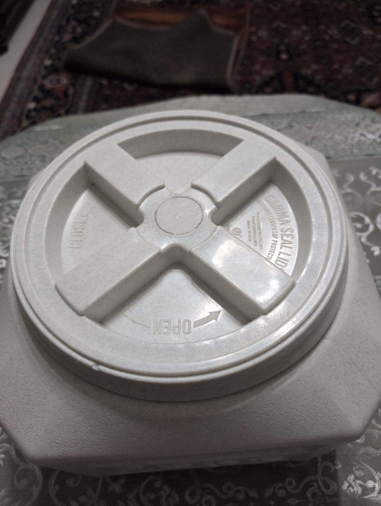 Gamma2 Vittles Vault Dog Food Storage Container with Airtight Lid, holds up to 10-15 Pounds of Dry Pet Food, Cat Kibble and Bird Feed, BPA Free, Made in USA, Without Scoop customer photo 2