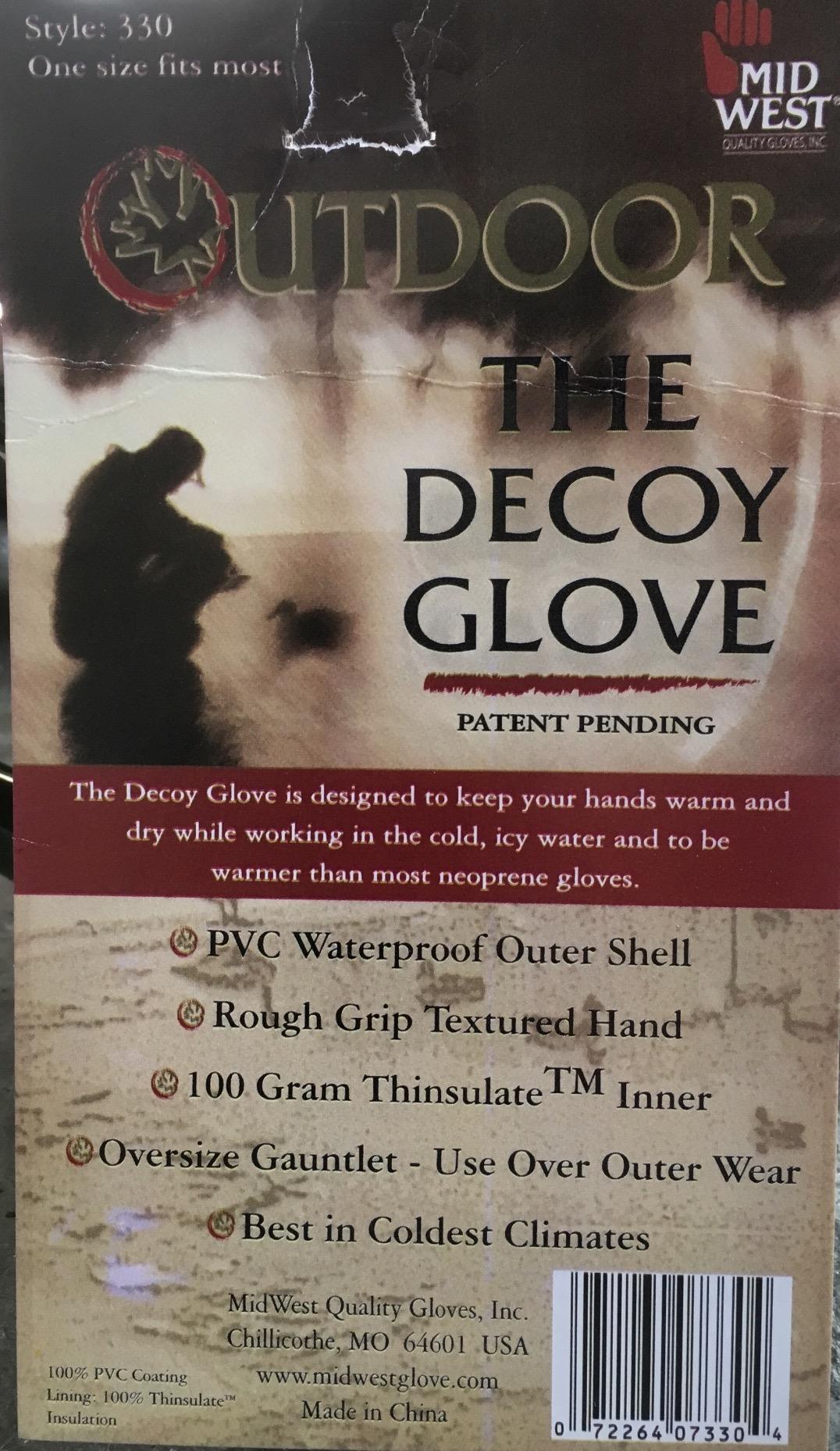 Extreme Cold Weather PVC Coated Thinsulate Lined Decoy Hunting Gloves customer photo 2