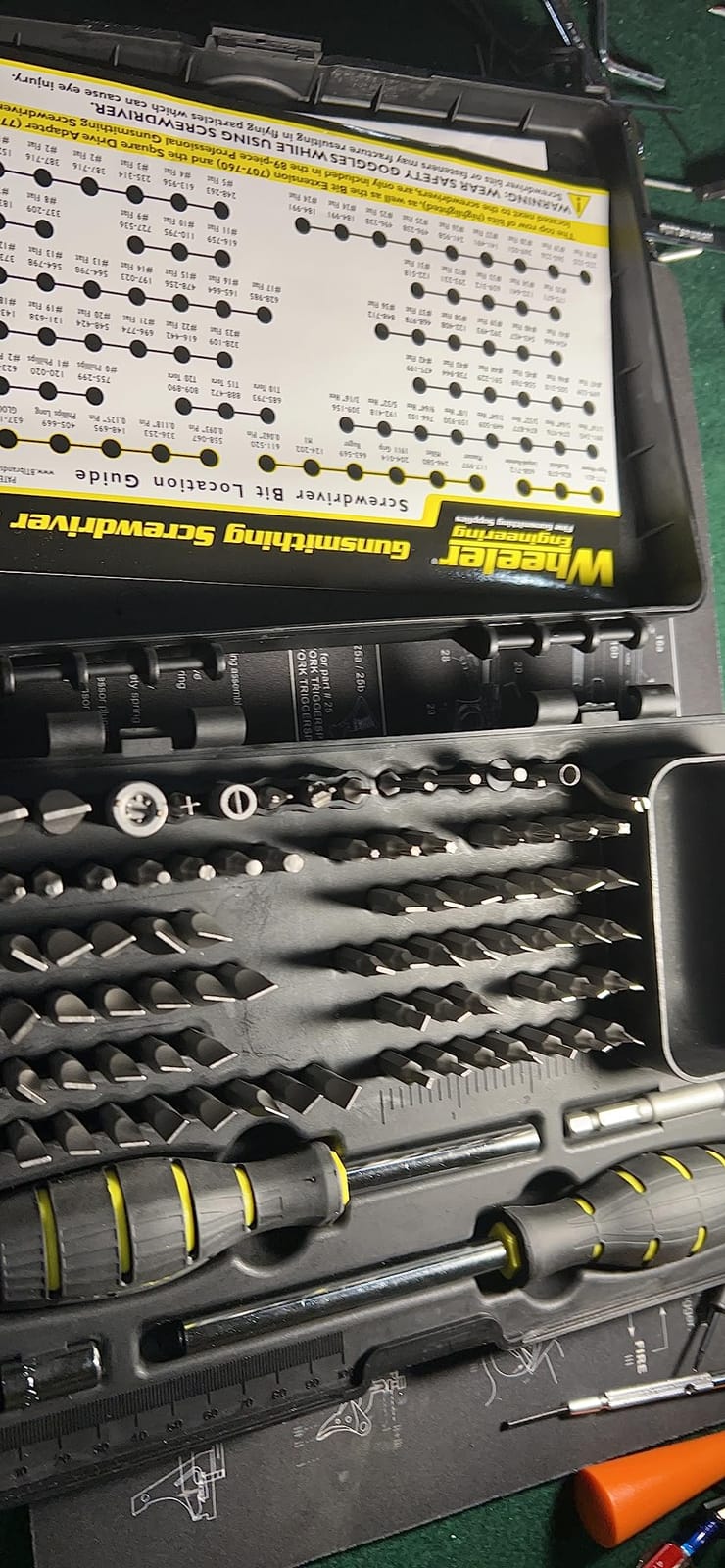 Wheeler 89 Piece Gunsmithing Screwdriver Set with Durable Construction and Storage Case for Gunsmithing and Maintenance customer photo 2