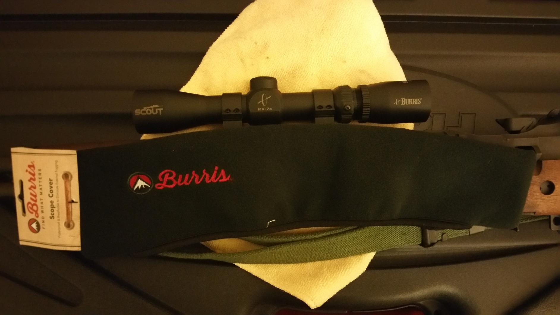 BURRIS Neoprene Super-Soft Breathable Waterproof Protective Riflescope Cover customer photo 1